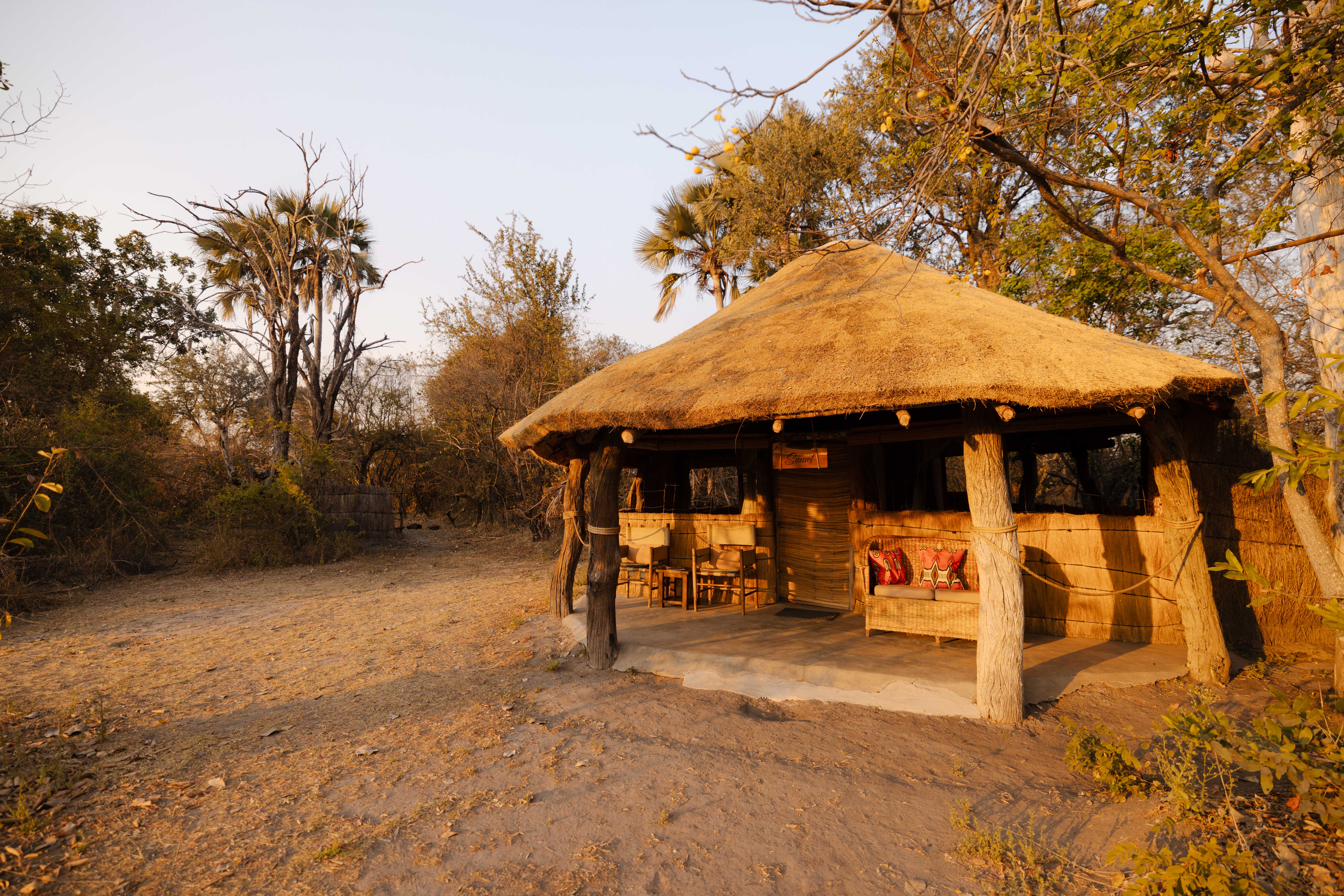 Luxury chalet accommodation at McBrides Camp Kafue National Park